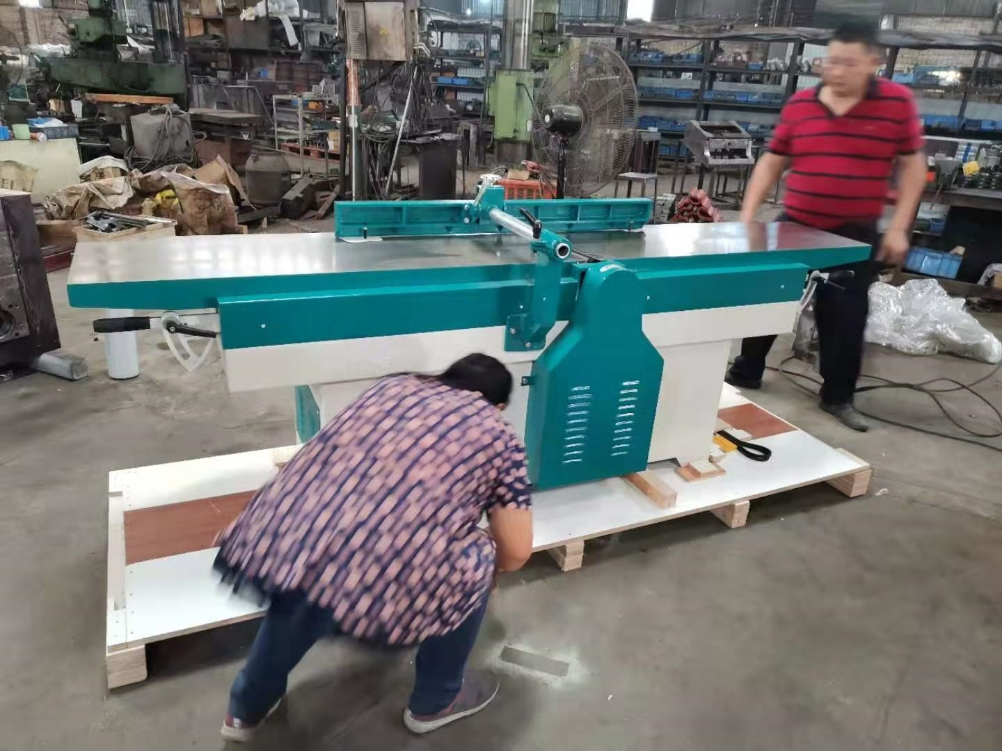 Woodworking Machines - 400mm（15.7インチ）木工用ヘビーデューティー家具木材表面スパイラルストレートプレーナージョインターかんな刃工具機械