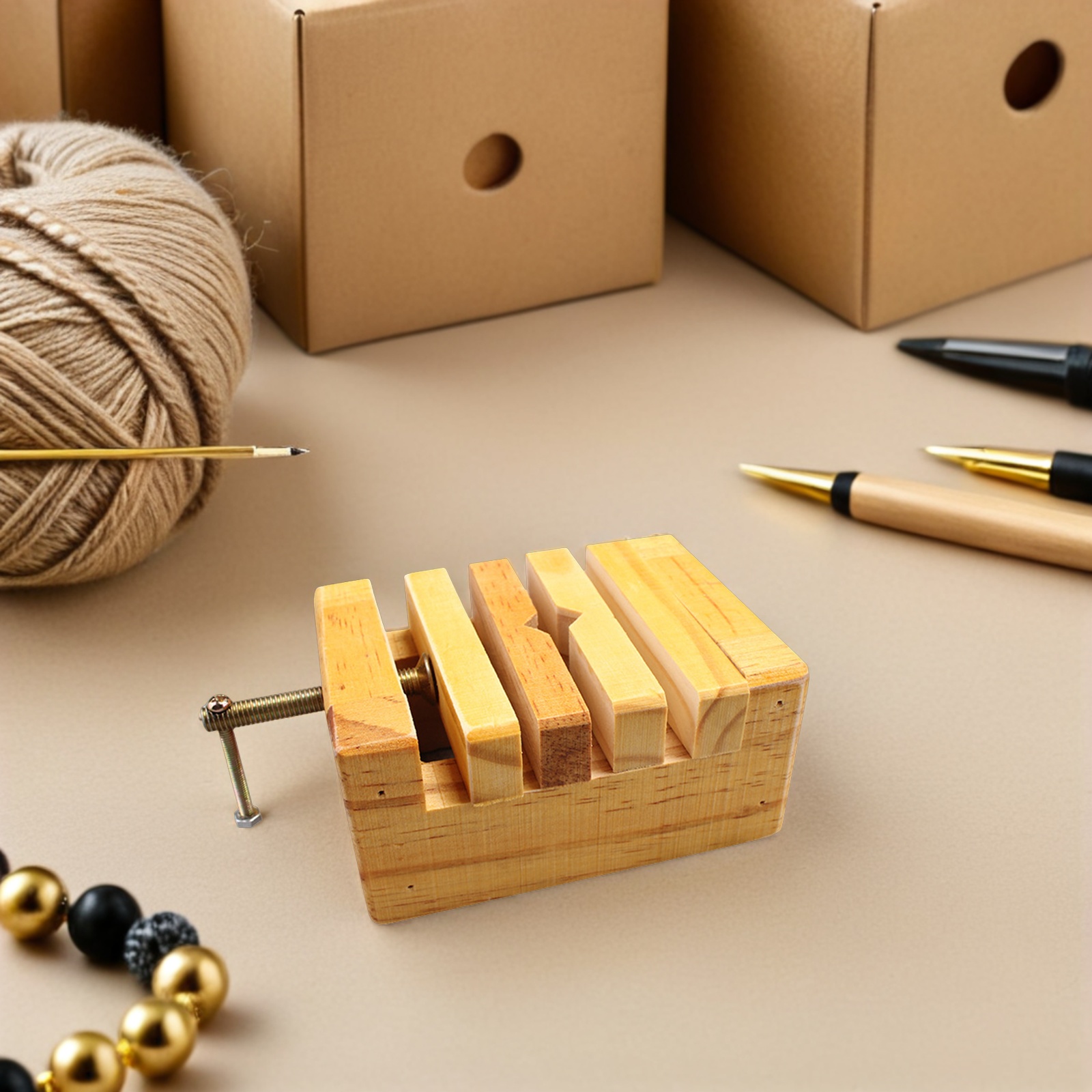 Woodworking Shops - 木製クランプ彫刻バイスシール彫刻装置耐久性のある木工固定ツールスタンプストーンセットハンドクラフトシールクランプ彫刻