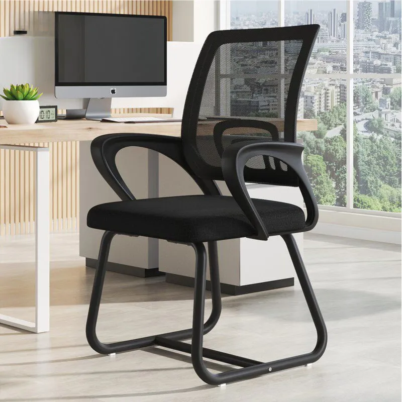 Woodworking Desk Chair - コンピューターチェア、人間工学に基づいたオフィスシート、快適なホームボウチェア、会議室用スツール、座りがちな仕事用デスク家具