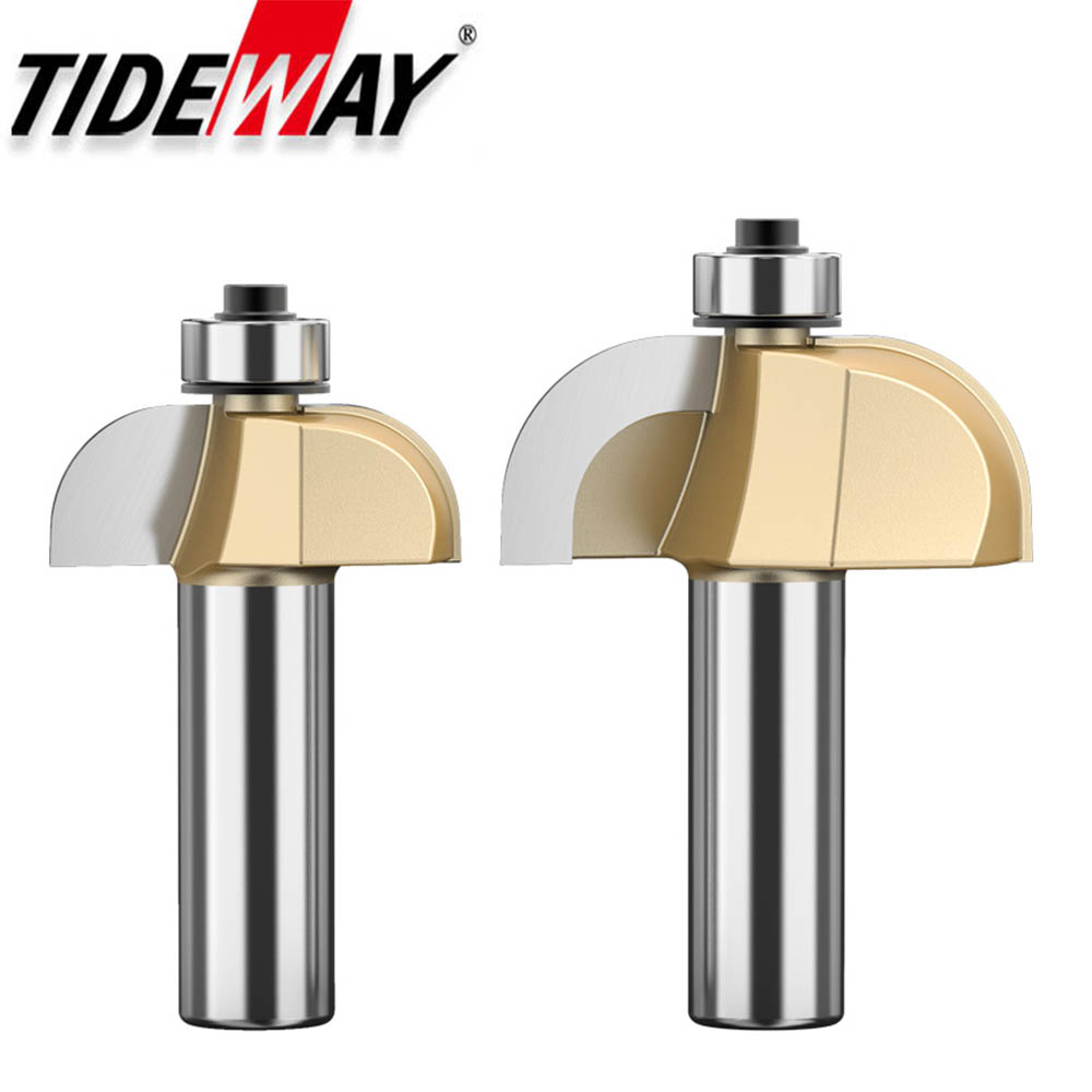 Woodworking Quotes - Tideway-プロ品質のファインファールータービット,炭化タングステンカーバイドバー,木工ツール,丸型,ビットベアリング