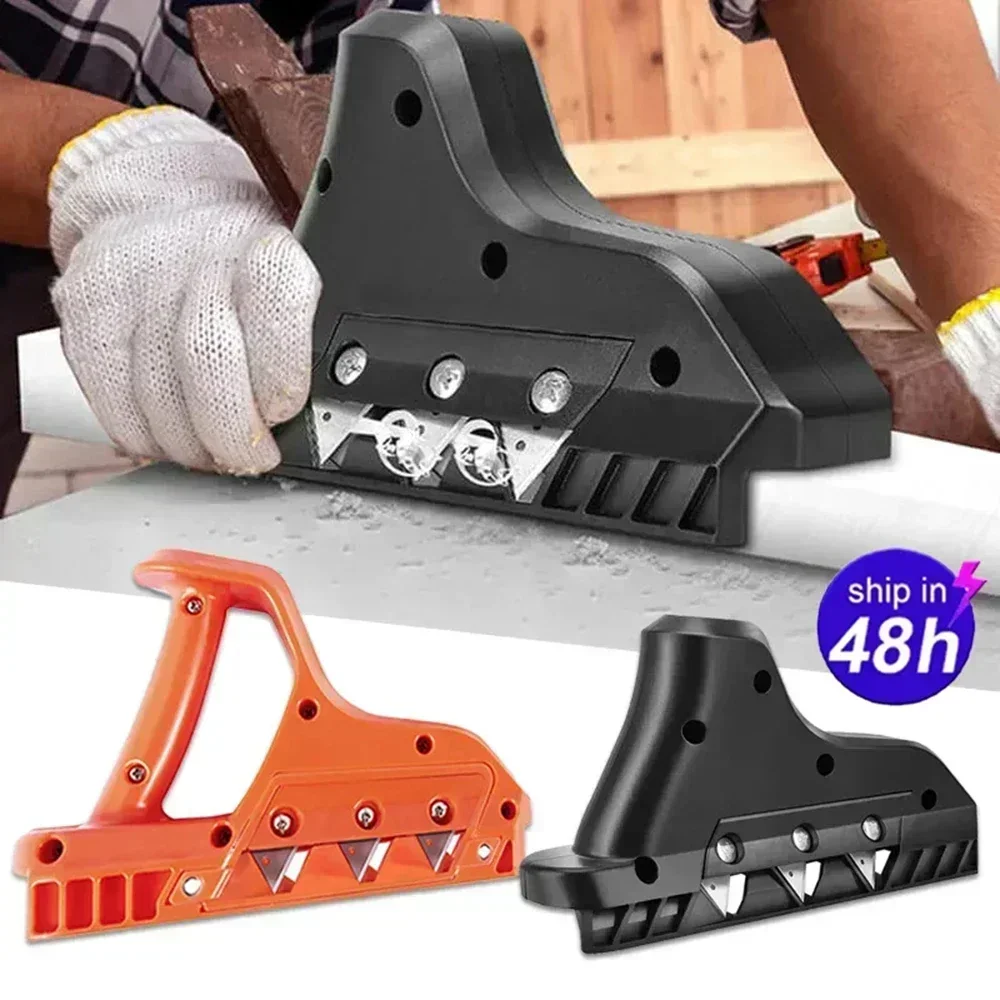 Woodworking Jointer - 石膏ボードクイックカッター、ハンドプレーン木材石膏ボードエッジャーボード乾式壁エッジ面取り木工面取りハンドプレーン、45 °