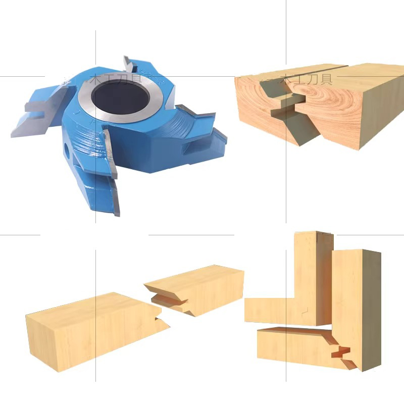 Woodworking Jointer - 45度ジョインターナーカッター合金木工カッターほぞ穴ナイフ90度接合成形カッター