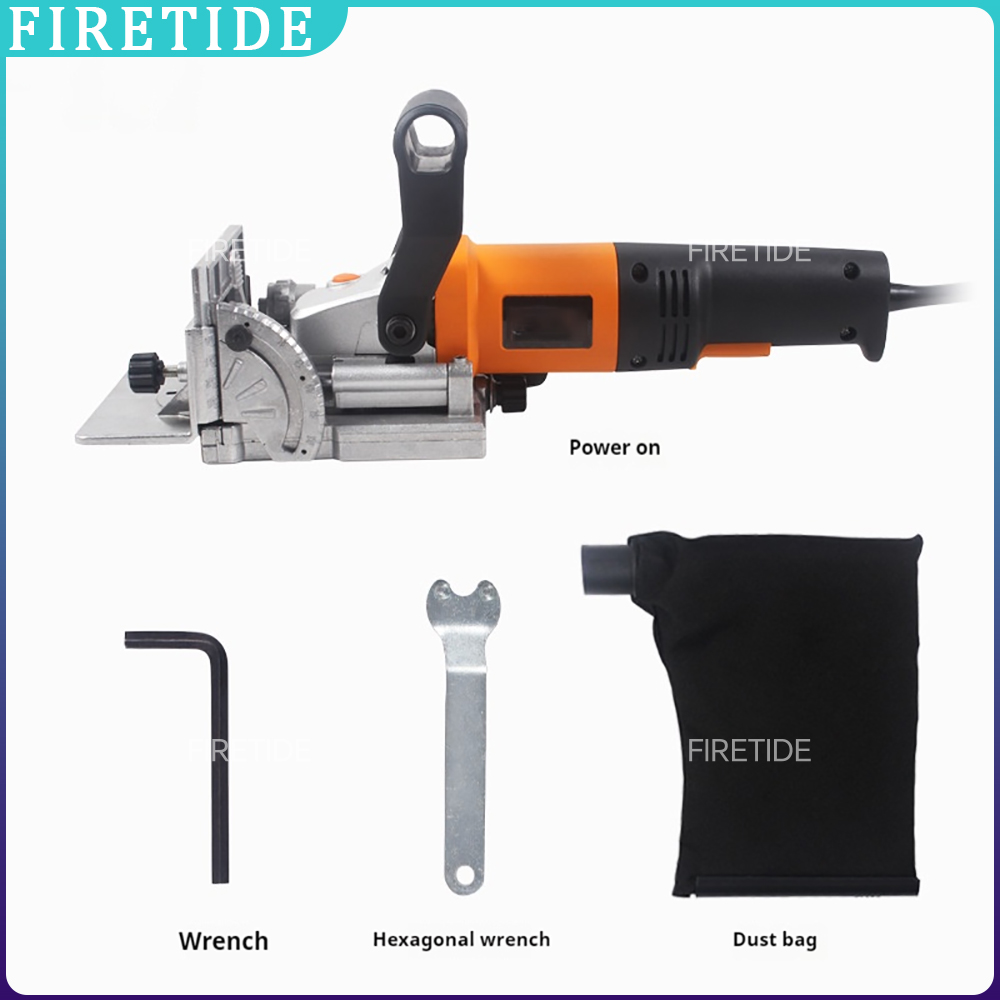 Woodworking Jointer - ポータブルラメロ木材ボール盤ビスケットジョイント目に見えないラミノコネクタ家具ツーインワンファスナー電動工具