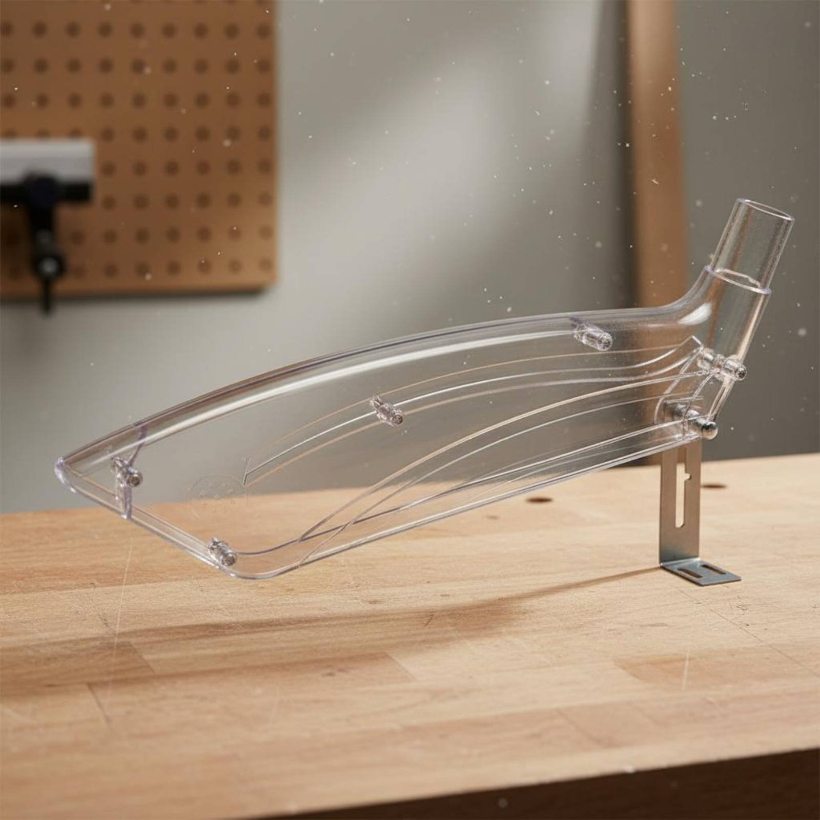 Woodworking Shops - 透明な鋸刃ガード 簡単に取り付けられる透明なテーブルソーカバー 木工工場、作業場用
