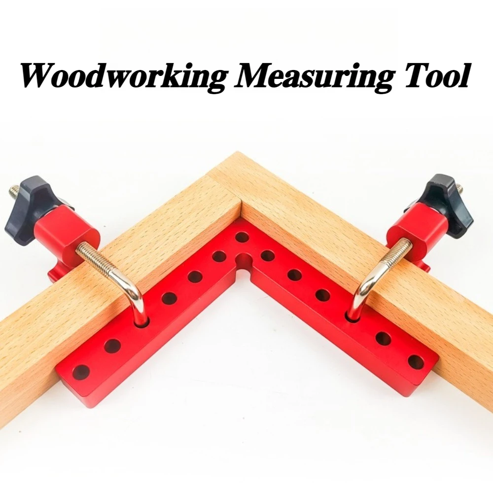 Woodworking And Carpentry - アルミ合金直角治具90 ° 位置決め大工道具直角定規調整可能なプロ仕様木工ツール