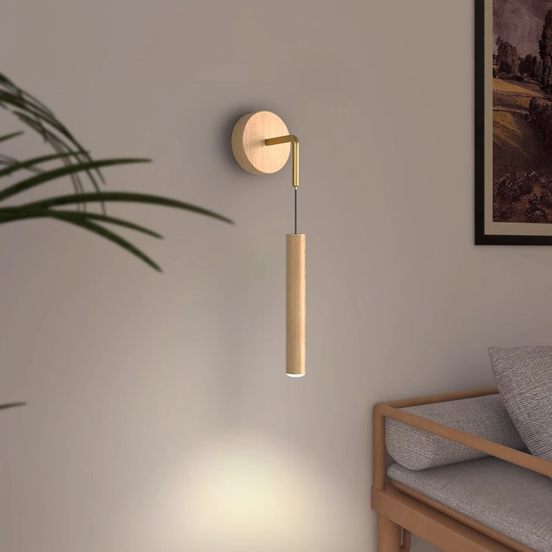 寝室リビングルーム新しい木目調ベッドウォールランプシンプルク - Woodworking Tv のレビューと価格