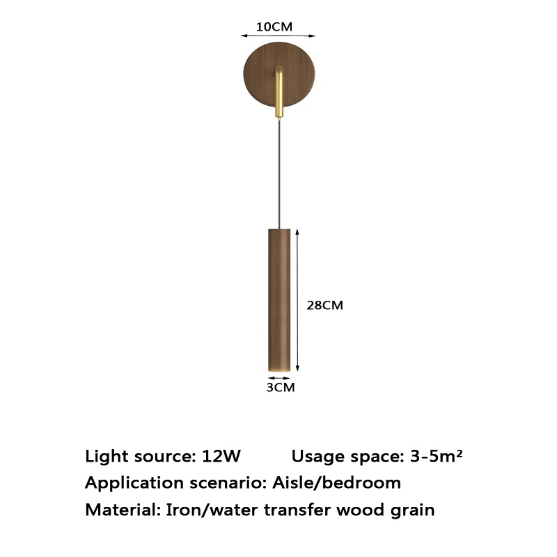 寝室リビングルーム新しい木目調ベッドウォールランプシンプルク - Woodworking Tv のレビューと価格