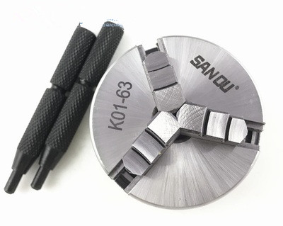 1Pc 3 爪旋盤チャック K01-50 K01-63 M1 - Woodworking Lathe Chuck のレビューと価格