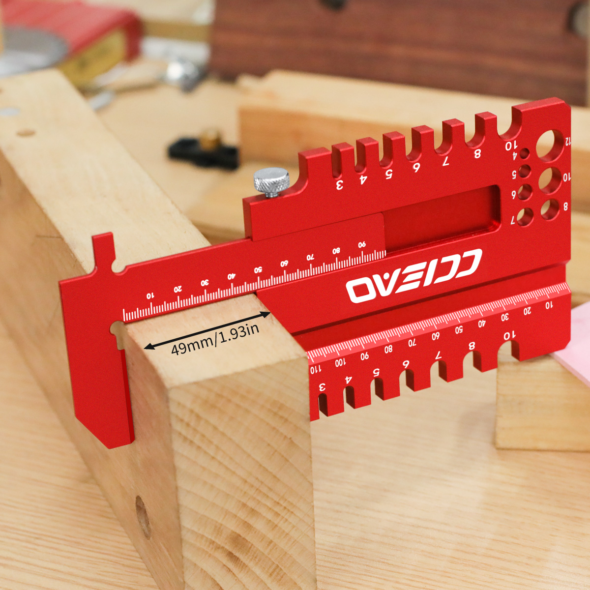 木工用多機能測定定規、ドリルガイド付きアルミニウム合金精密マ - Woodworking And Carpentry のレビューと価格