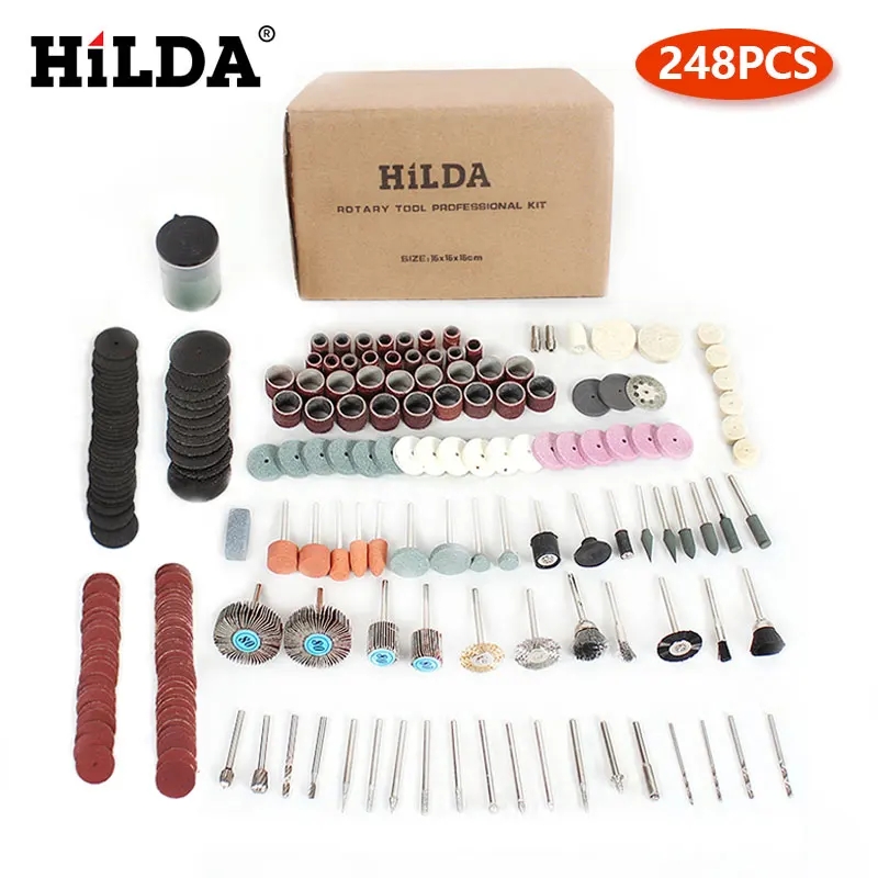 Hilda-回転工具アクセサリー、簡単な切断、研削、研磨、彫 - Woodworking Videos のレビューと価格