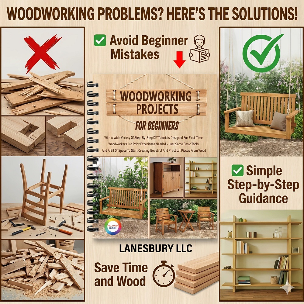 初心者のための木工プロジェクトブック シンプルで実践的なプロ - Woodworking Ebook のレビューと価格