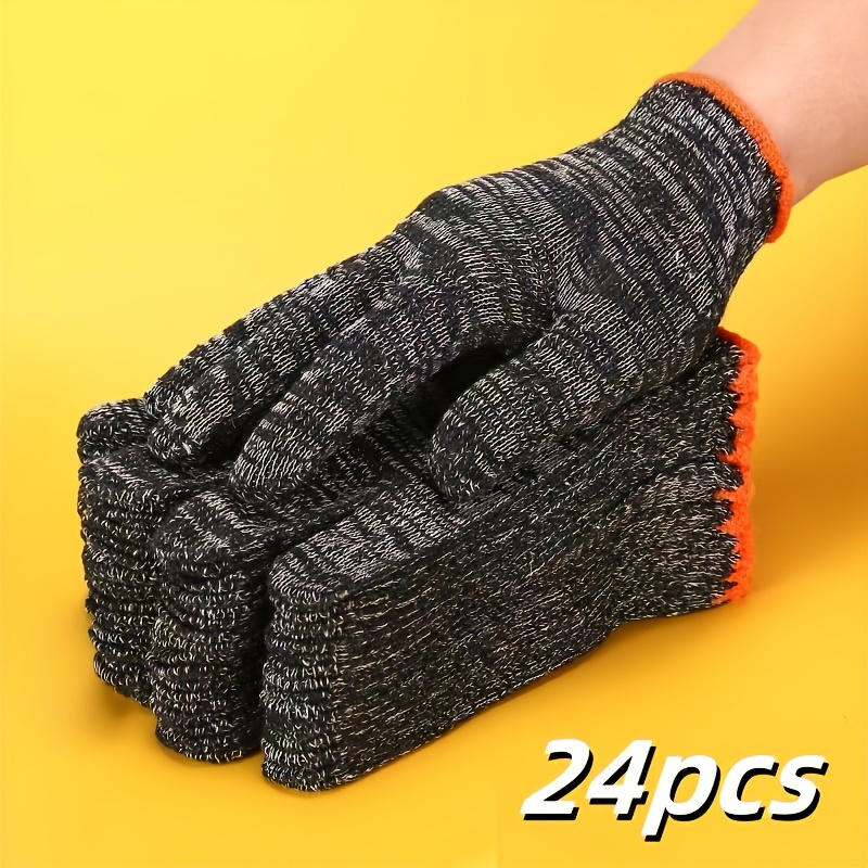 12/24 ペア作業手袋耐摩耗性木工園芸屋外キャンプ登山釣り - Woodworking Gloves のレビューと価格