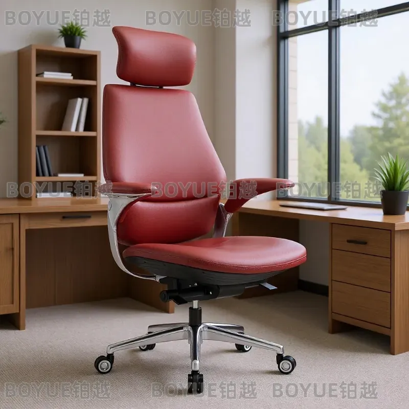 人間工学に基づいたエグゼクティブオフィスチェア、ハイバックメ - Woodworking Desk Chair のレビューと価格