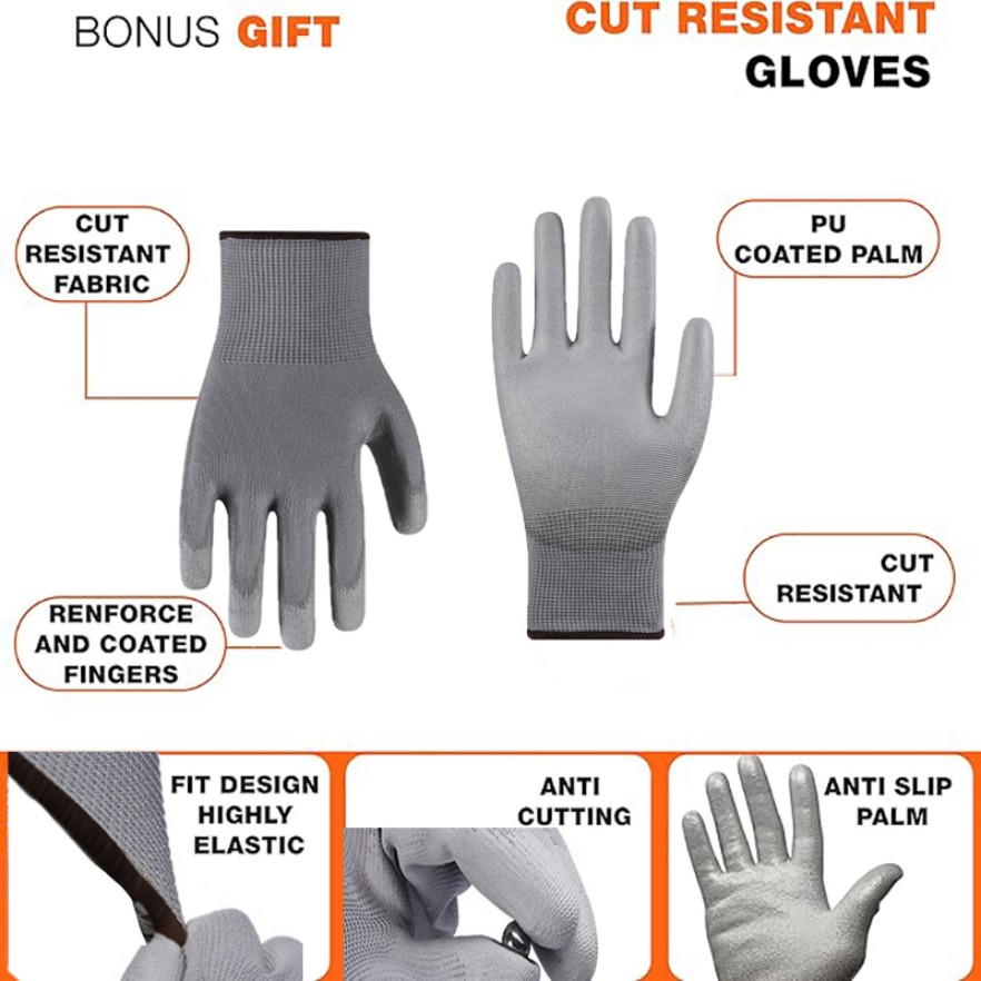 CZHIYAO プロフェッショナル滑り止め膝プロテクター、厚 - Woodworking Gloves のレビューと価格