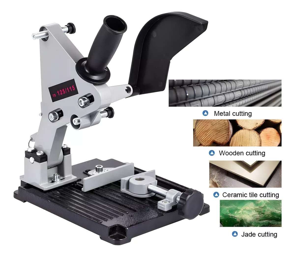 ユニバーサルアングルグラインダースタンド鋳鉄ベース固定切断ス - Woodworking Videos のレビューと価格