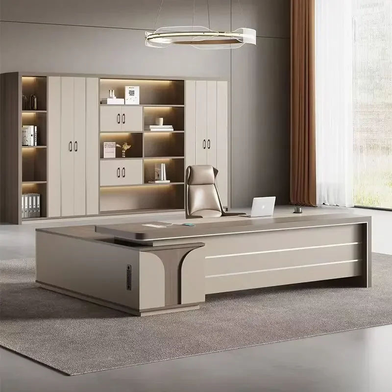 スタンドラゲ調節可能な収納エグゼクティブデスク（ハッチ付き） - Woodworking Desk Chair のレビューと価格