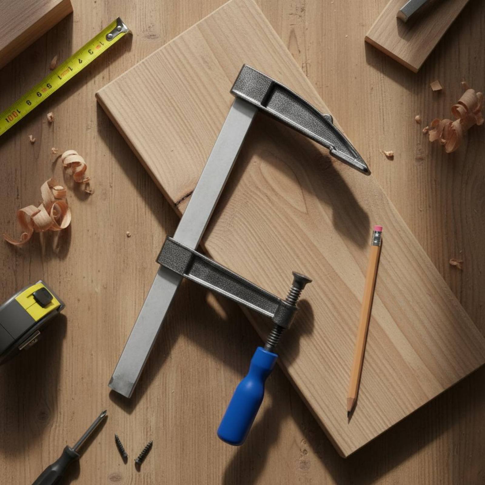 Fクランプ 簡単調整 木工用Fクランプ クランプ装置 防錆・ - Woodworking And Carpentry のレビューと価格
