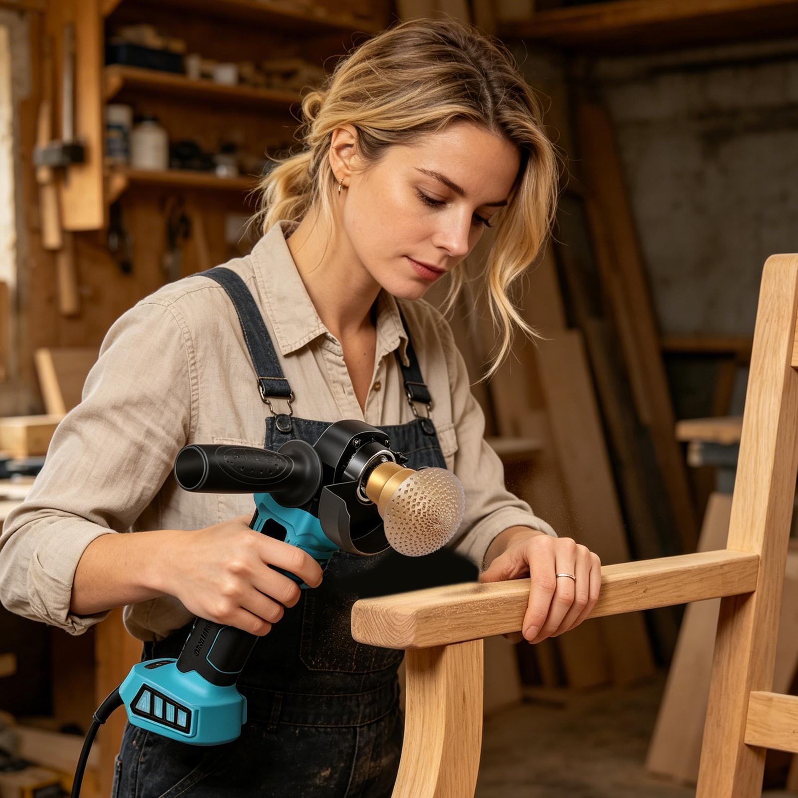 アングルグラインダーアクセサリー円弧状彫刻ヘッド交換用曲面ア - Woodworking And Carpentry のレビューと価格