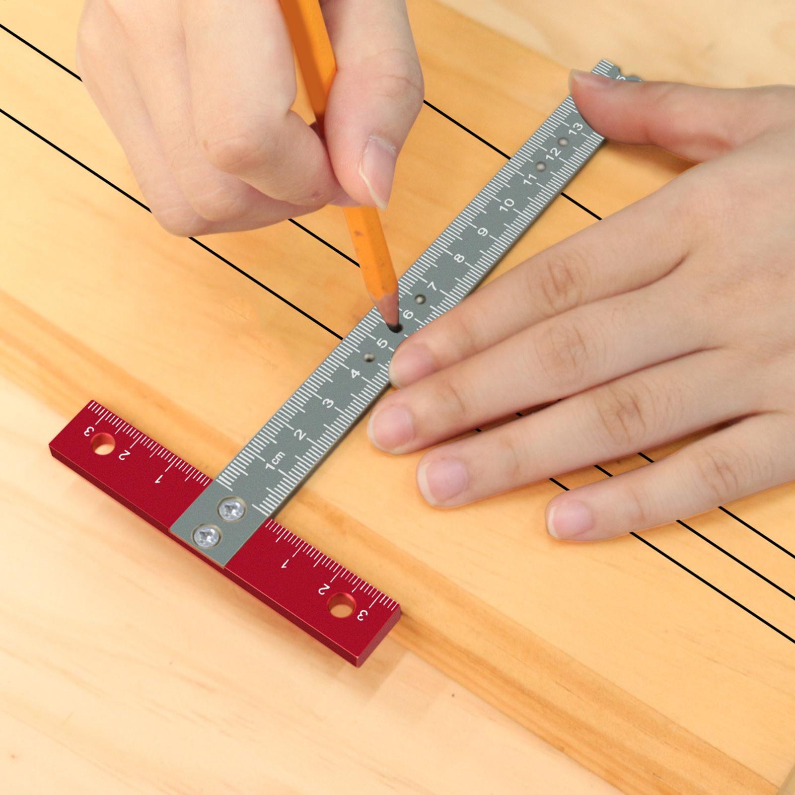 木工定規 T 形直角フレーミング位置決め定規ツール木工大工業 - Woodworking And Carpentry のレビューと価格