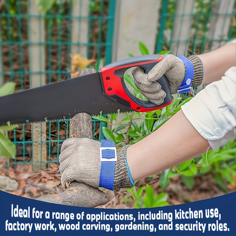 レベル9ステンレス鋼メッシュ安全手袋、耐切創性、防錆性、金属 - Woodworking Gloves のレビューと価格