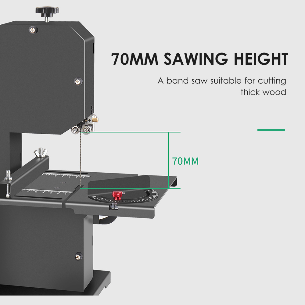 バンドソーマシンミニ多機能電動テーブルソーベンチトップ角度切 - Woodworking Asmr のレビューと価格