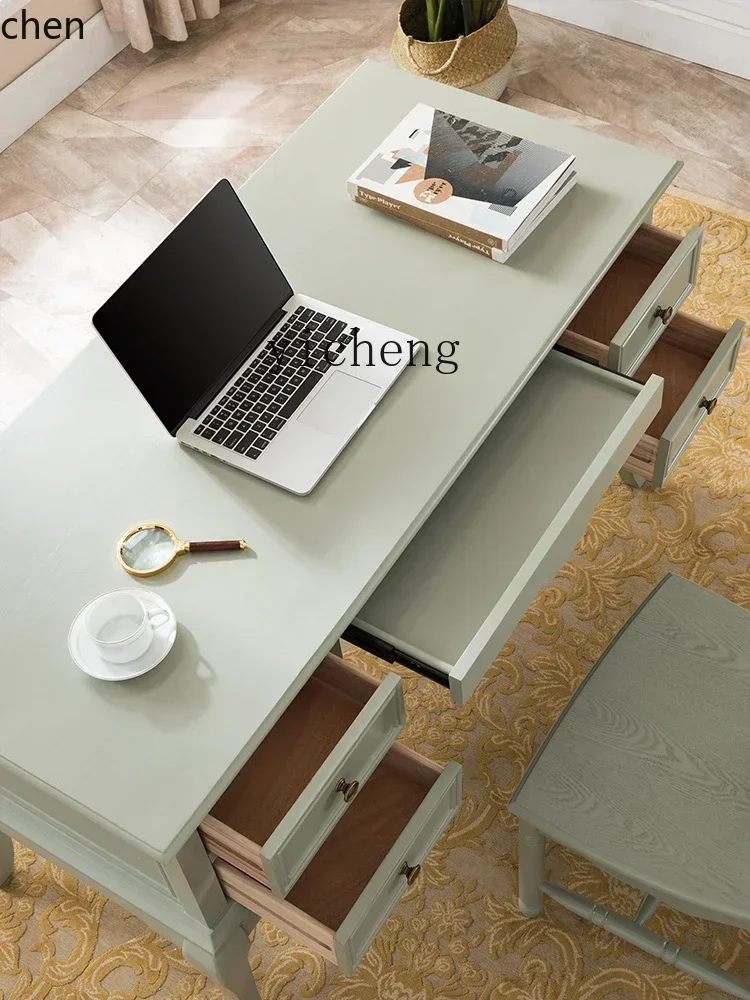 アメリカンカントリーデスク、牧歌的なスタイルのライティングデ - Woodworking Desk Chair のレビューと価格