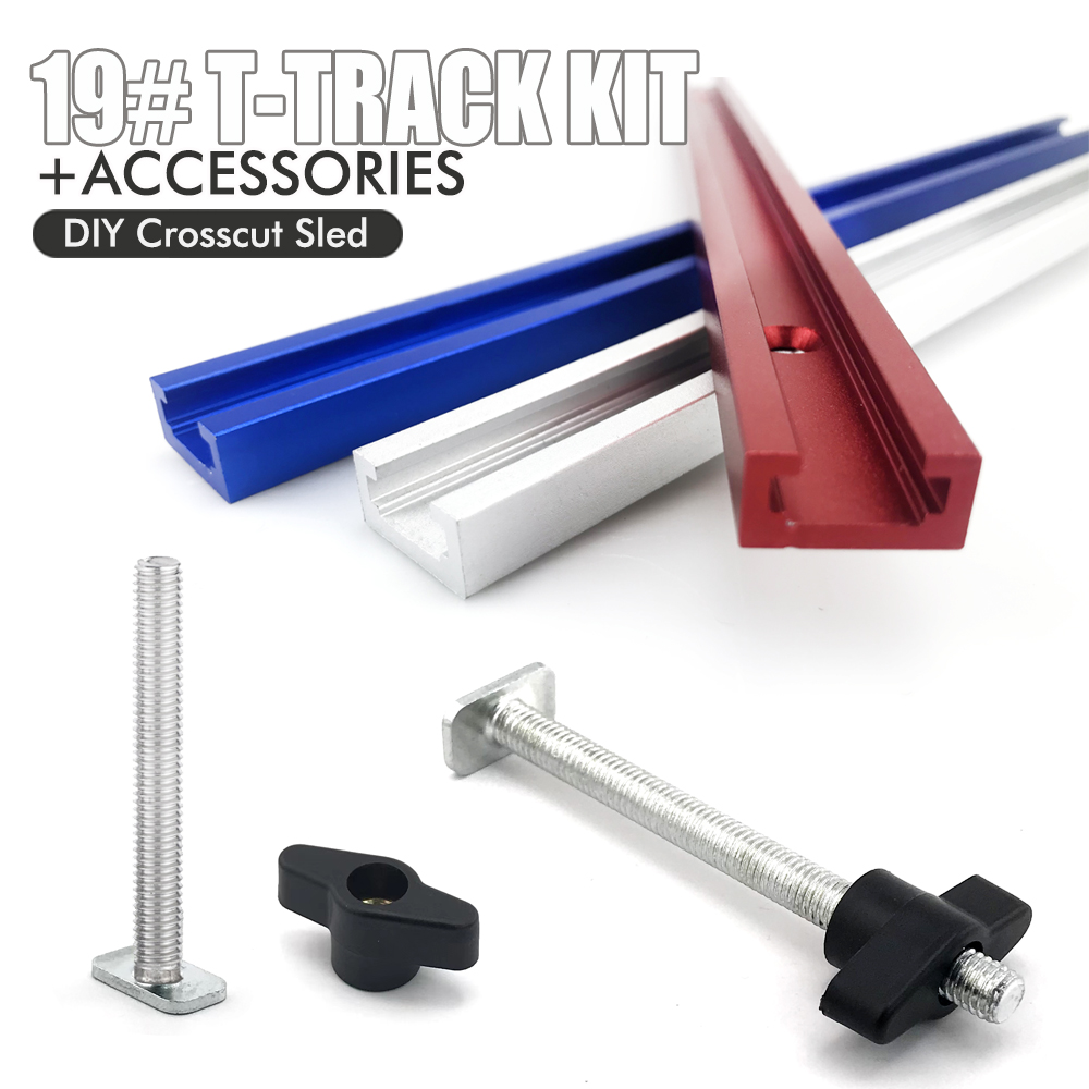 木工19 #   Tトラックキットとアクセサリー アルミ製T - Woodworking Shops のレビューと価格