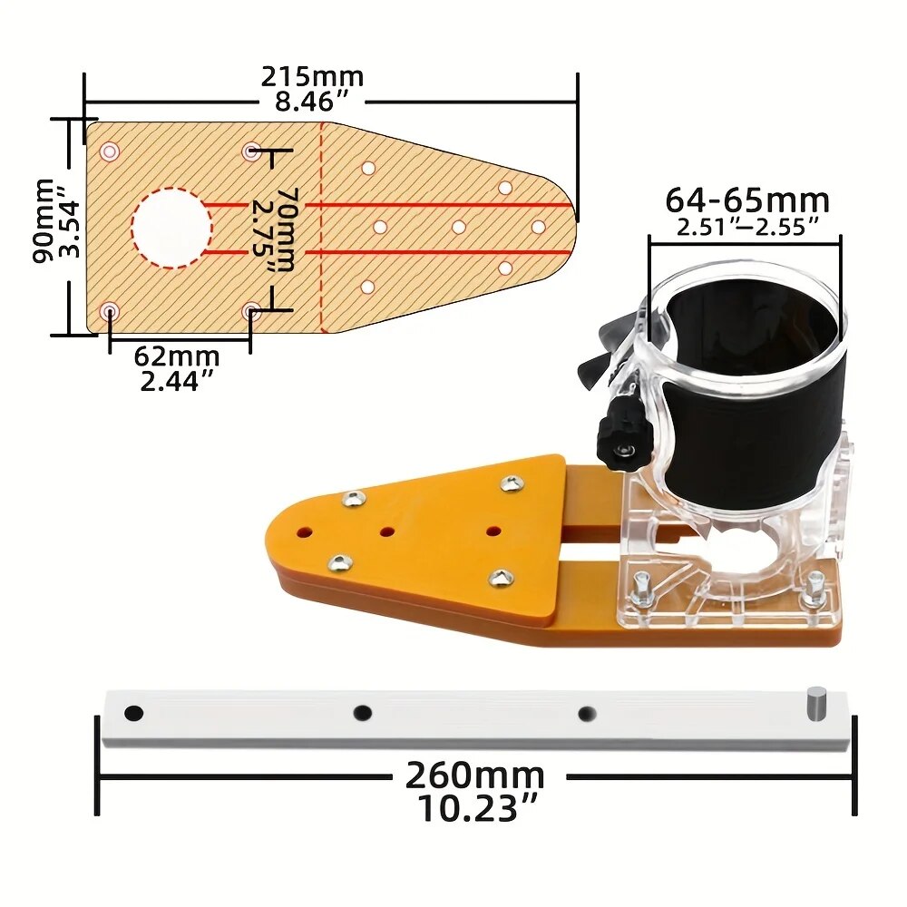 サークル切断治具マキタ電動ハンドトリマー木材ルーターフライス - Woodworking Jointer のレビューと価格