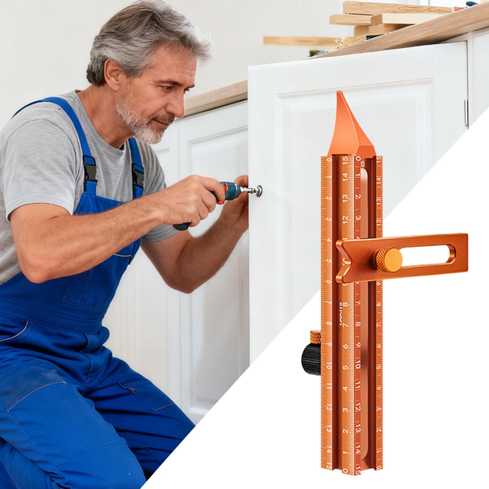 木工マーキングツール 4面磁気ベースゲージ 金属精密定規 大 - Woodworking And Carpentry のレビューと価格