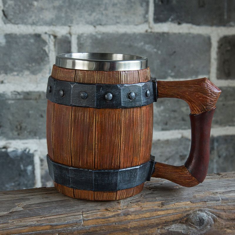 ワンピース漫画木製樽型水筒クリエイティブビールカップ大容量カ - Woodworking Tv のレビューと価格