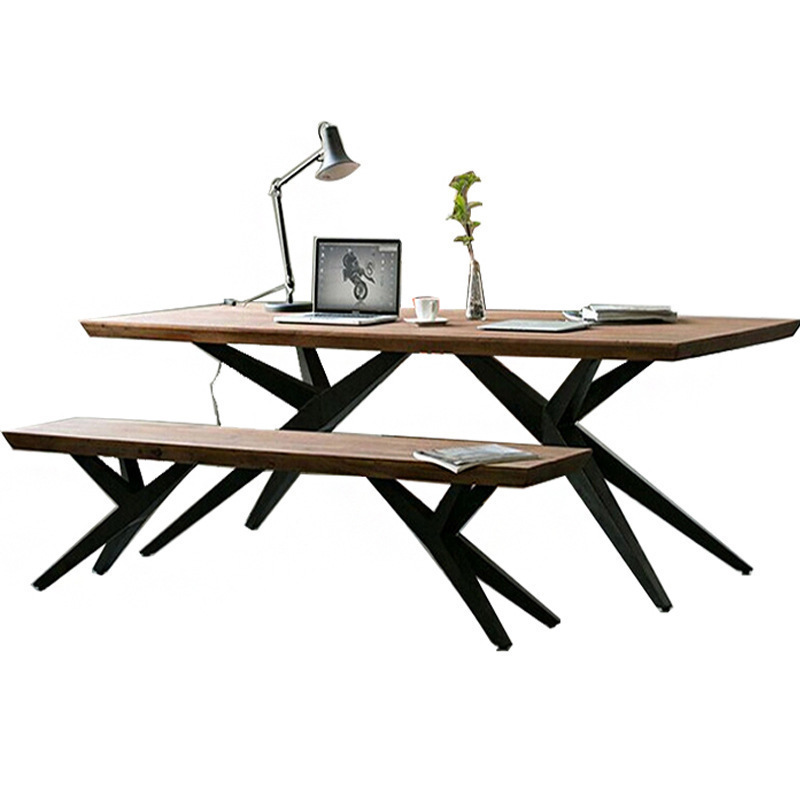 工場直販 2026年北欧風無垢材デスク錬鉄ロフトストリップテ - Woodworking Desk Chair のレビューと価格
