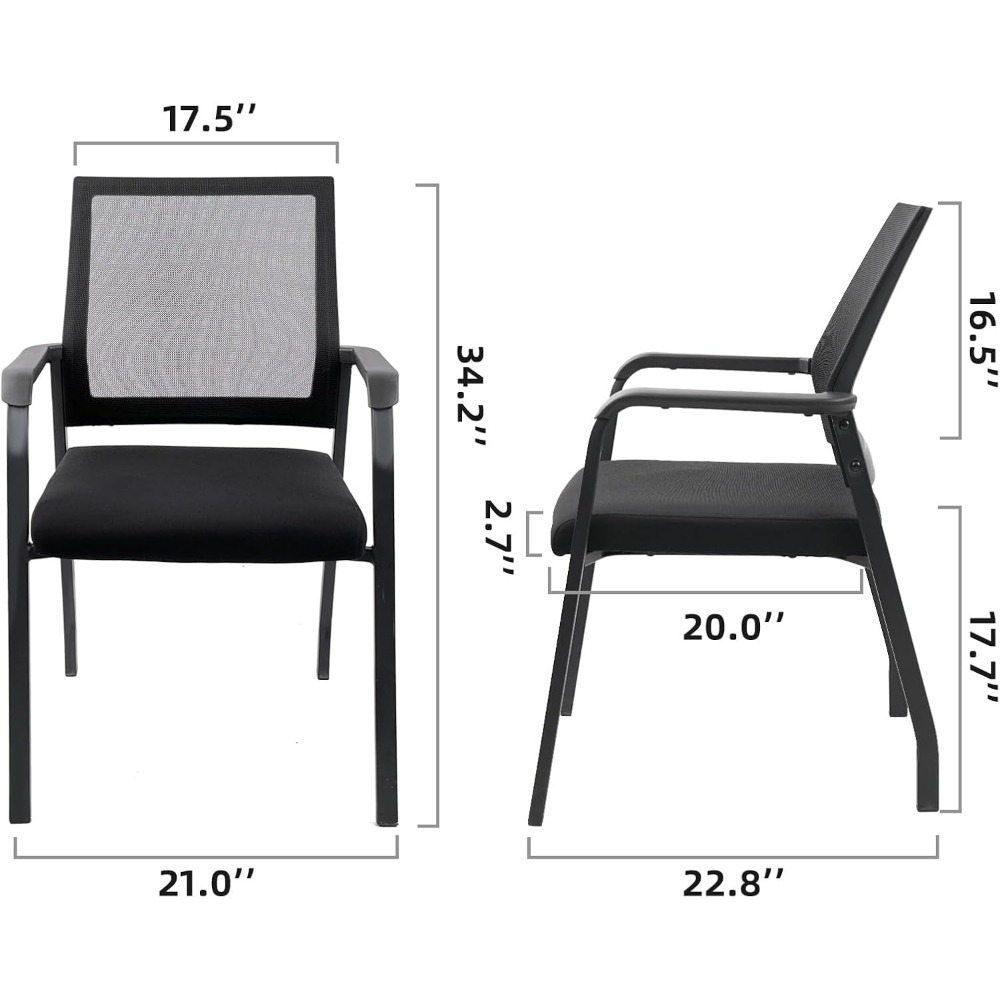 人間工学に基づいたメッシュオフィスチェア（車輪なし）、待合室 - Woodworking Desk Chair のレビューと価格