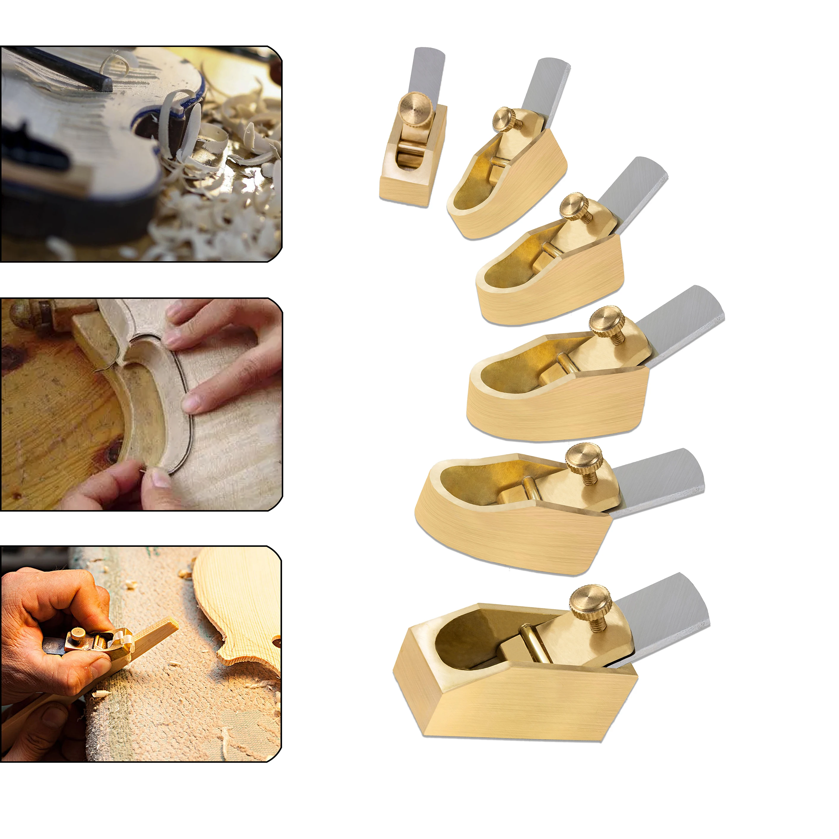 サイズ/形状はオプションです 銅真鍮製 凸型/平底 バイオリ - Woodworking Shops のレビューと価格