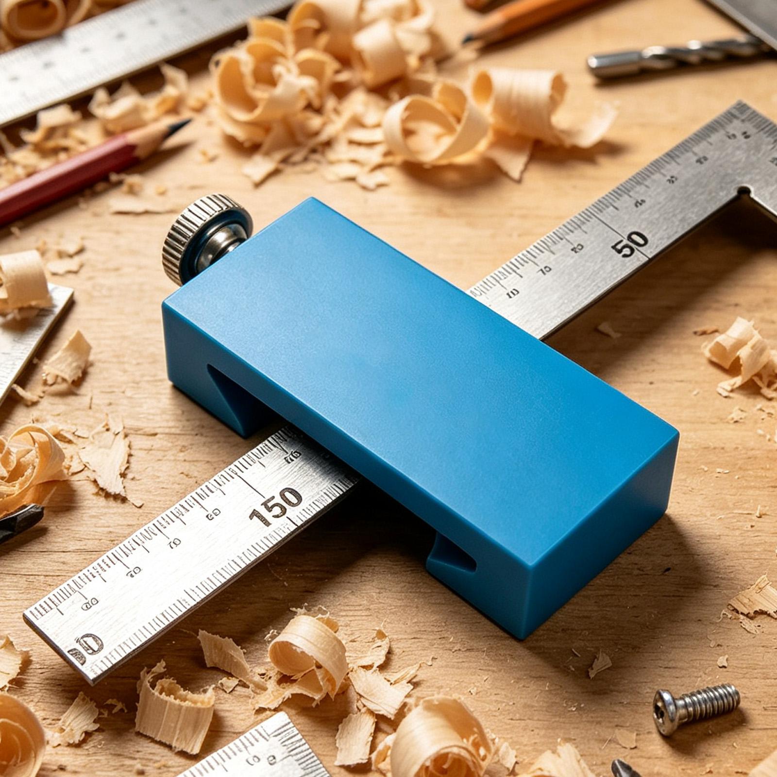 木工定規ストップ大工定規マーキング測定スクライビングブロック - Woodworking And Carpentry のレビューと価格