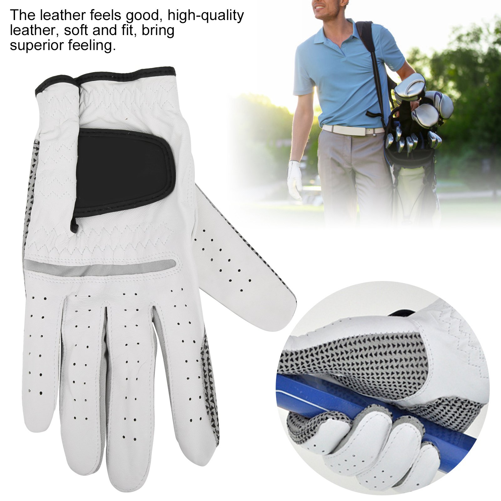 1pc ゴルフグローブ メンズ 右手用 通気性のあるゴルフ保 - Woodworking Gloves のレビューと価格
