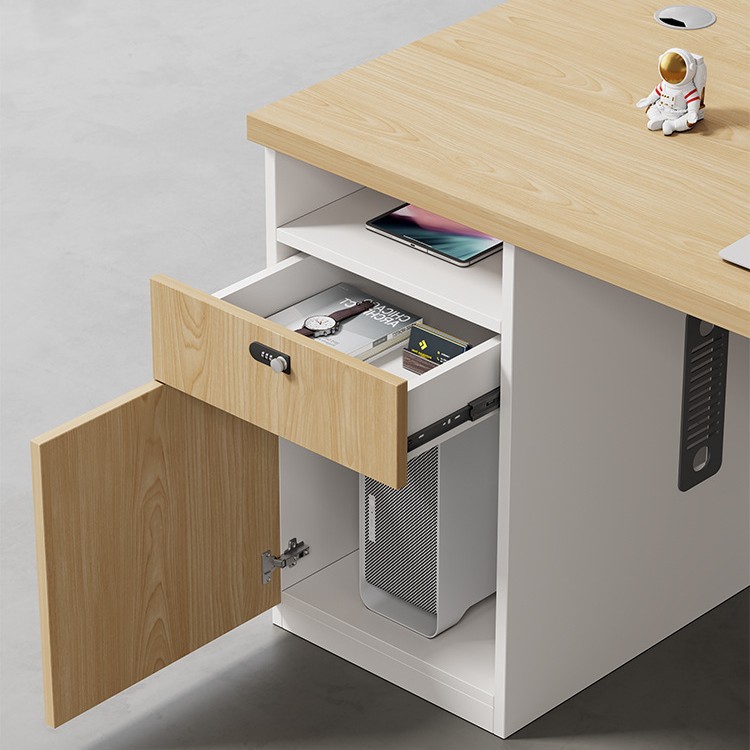 スタッフオフィスデスクと椅子の組み合わせ 1.2メートル 1 - Woodworking Desk Chair のレビューと価格
