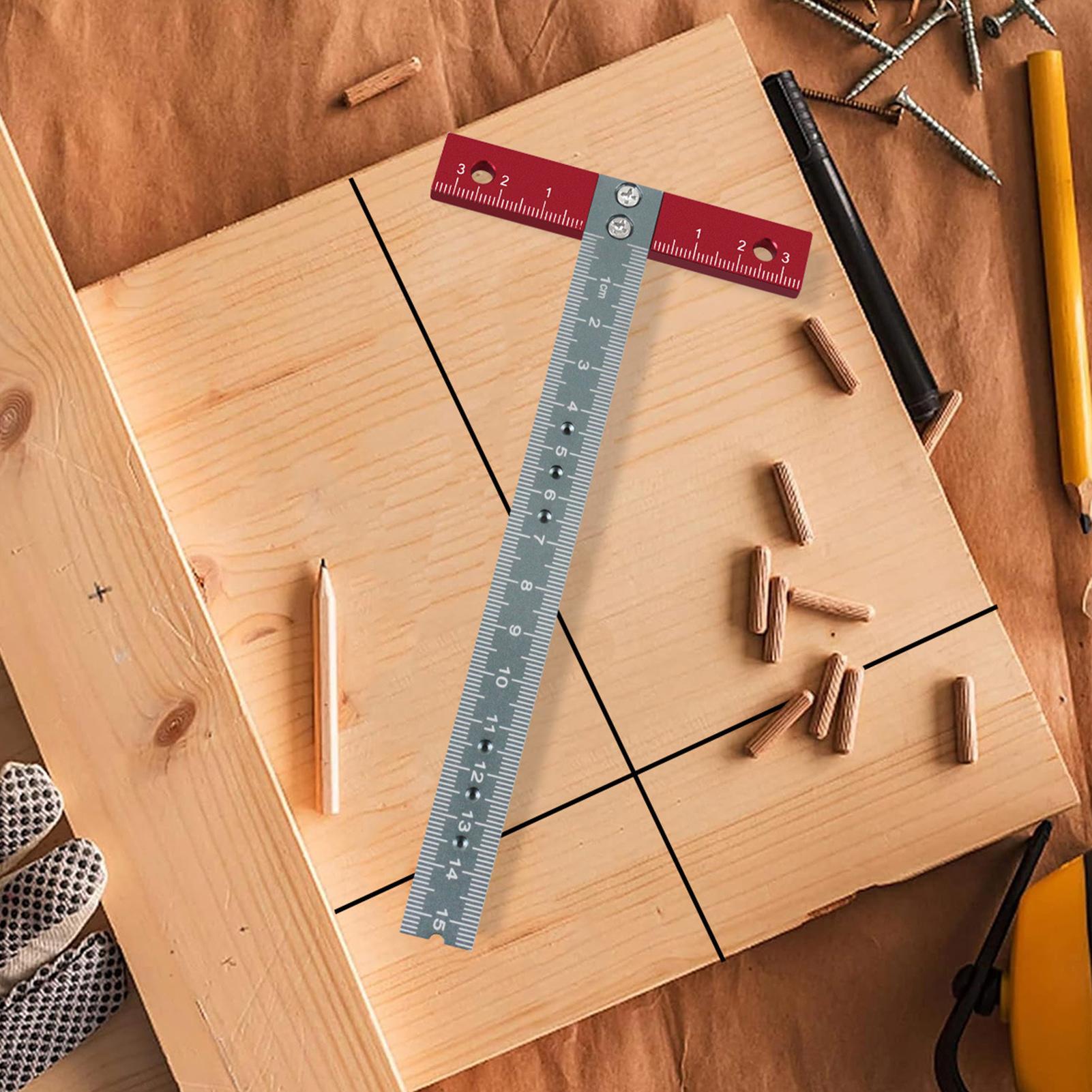 木工定規 T 字型直角フレーミングマーキング定規ツール木工大 - Woodworking And Carpentry のレビューと価格