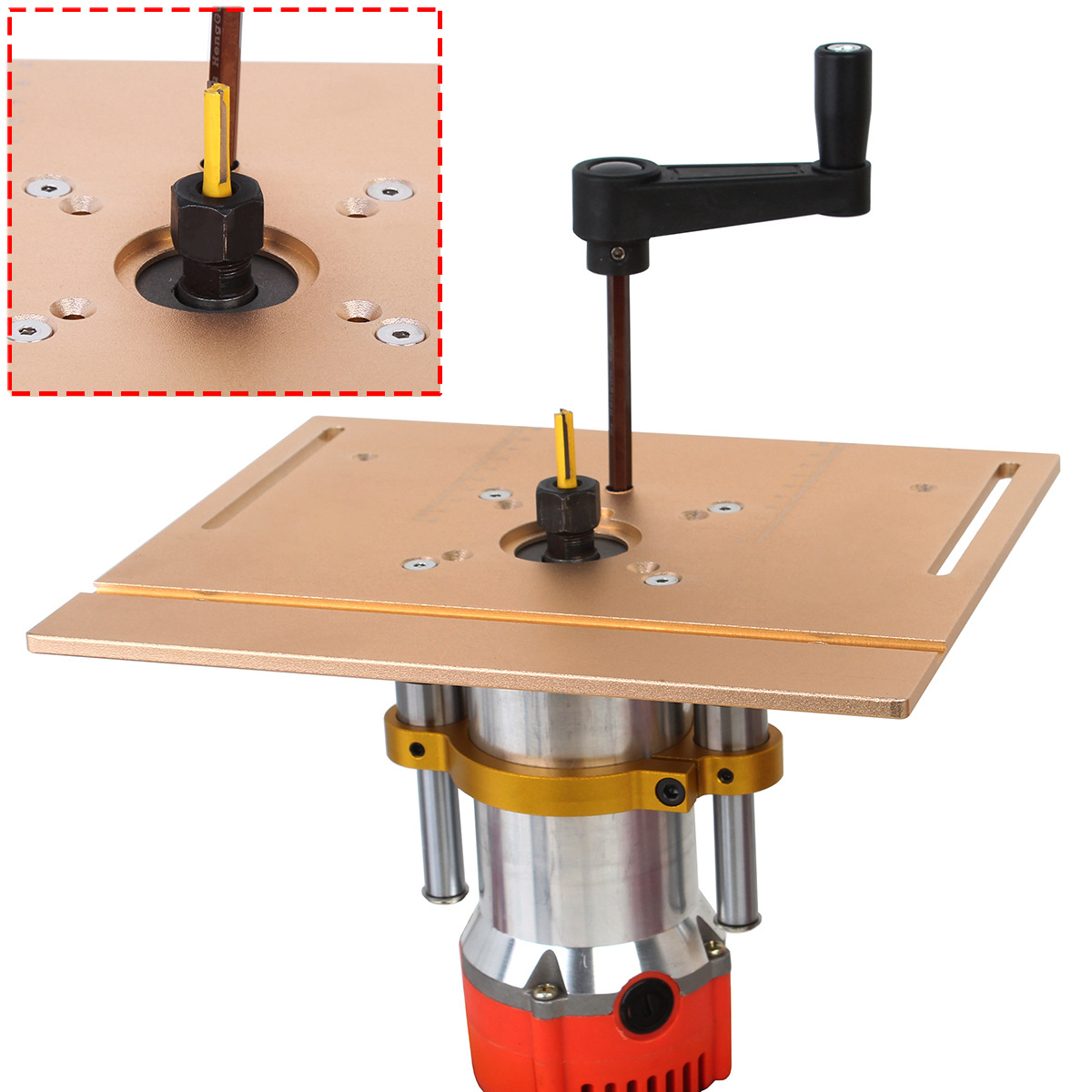 65mm反転式昇降ベース電動木工フライス盤テーブル、木工用溝 - Workbench Woodworking のレビューと価格